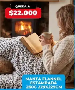 Supermayorista Vital Manta flannel estampada oferta