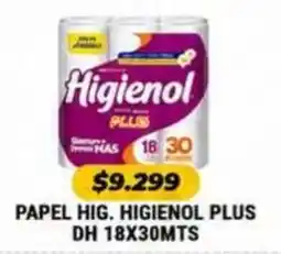 Autoservicio Capo Higienol papel higienol plus oferta