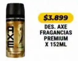 Autoservicio Capo Axe des. axe fragancias premium oferta