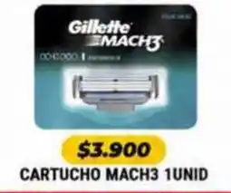 Autoservicio Capo Gillette cartucho mach3 oferta
