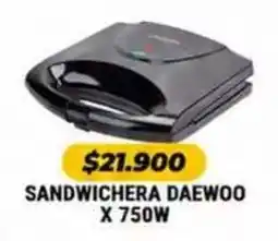 Autoservicio Capo Daewoo sandwichera oferta