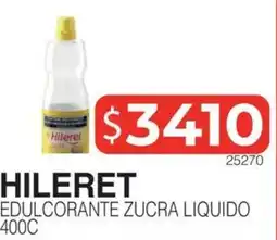 Masivos Hileret edulcorante zucra liquido oferta