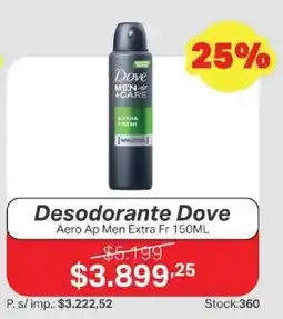 Ferniplast Dove desodorante aero men extra fr oferta