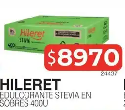 Masivos Hileret edulcorante stevia en sobres oferta