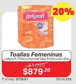 Ferniplast Ladysoft toallas femeninas oferta