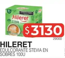Masivos Hileret edulcorante stevia en sobres oferta
