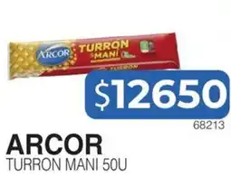 Masivos Arcor turron mani 50u oferta