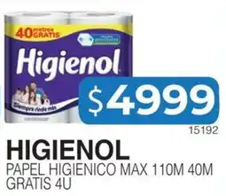 Masivos Higienol papel higienico max oferta