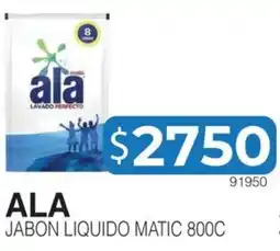 Masivos Ala jabon liquido matic 800c oferta