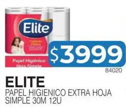 Masivos Elite papel higienico extra hoja simple oferta