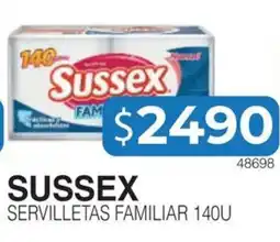 Masivos Sussex servilletas familiar oferta