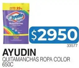 Masivos Ayudin quitamanchas ropa color oferta