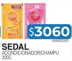 Masivos Sedal acondicionador/champu oferta