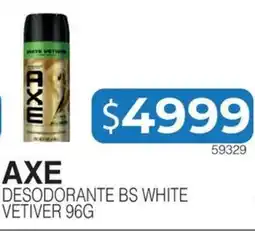 Masivos Axe desodorante bs white vetiver oferta
