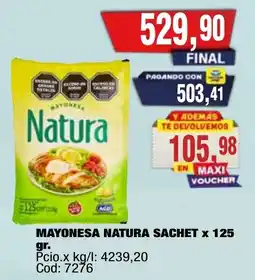 Maxiconsumo Natura mayonesa oferta