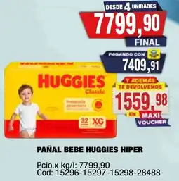 Maxiconsumo Huggies pañal bebe oferta