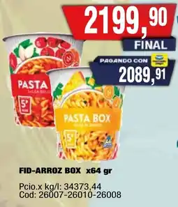 Maxiconsumo Fid-arroz box oferta