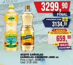 Maxiconsumo Cañuelas aceite cocinero oferta