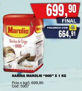 Maxiconsumo Marolio harina "000" oferta