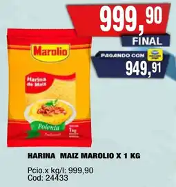 Maxiconsumo Marolio harina de maiz polenta oferta
