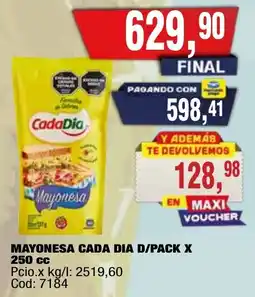 Maxiconsumo Cada dia mayonesa oferta