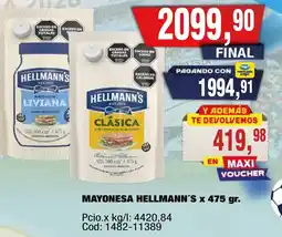 Maxiconsumo Hellmann's mayonesa oferta