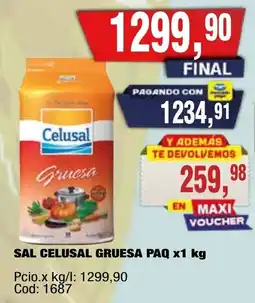 Maxiconsumo Celusal sal gruesa paq oferta