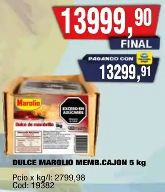 Maxiconsumo Marolio dulce de membrillo oferta