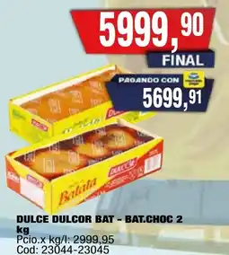 Maxiconsumo Dulce dulcor bat - bat.choc 2 oferta