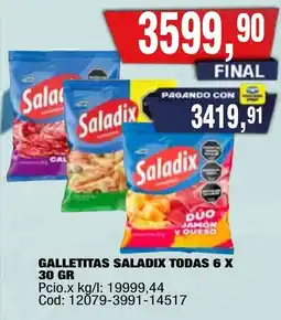 Maxiconsumo Saladixcgalletitas todas oferta