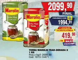 Maxiconsumo Marolio yerba trad-dorada oferta