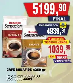 Maxiconsumo Bonafide café oferta