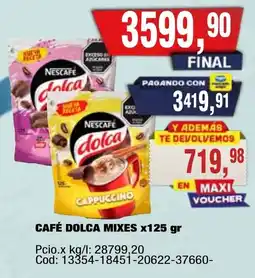 Maxiconsumo Nescafe dolca cafe mixes oferta