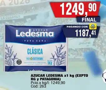 Maxiconsumo Ledesma azúcar clásica oferta