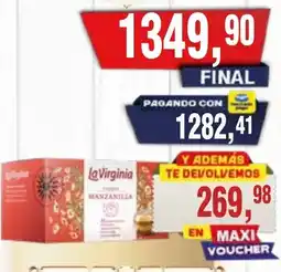 Maxiconsumo La virginia manzanilla oferta