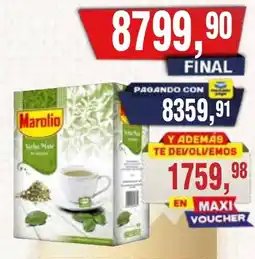 Maxiconsumo Marolio yerba mate oferta