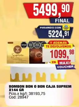 Maxiconsumo Bombon bon o bon caja suprem oferta
