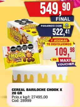 Maxiconsumo Chook cereal amarillo oferta