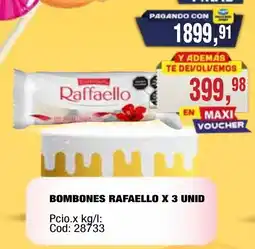 Maxiconsumo Raffaello bombones oferta