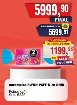 Maxiconsumo FLYNN PAFF caramelos oferta
