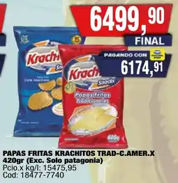 Maxiconsumo Krachitos papas fritas trad-c.amer. oferta