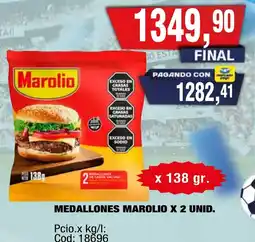 Maxiconsumo Marolio medallones oferta