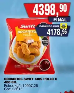Maxiconsumo Swift bocadito pollo oferta