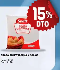 Maxiconsumo Swift grasa vacuna refibrada oferta