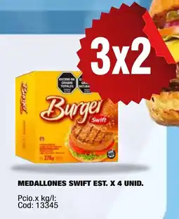 Maxiconsumo Burger swift medallones oferta