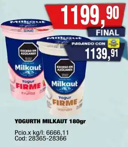 Maxiconsumo Milkaut yogur firme oferta
