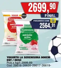 Maxiconsumo La serenisima yogurth oferta