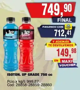 Maxiconsumo Isoton up grade oferta