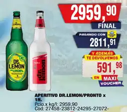 Maxiconsumo Dr. lemon aperitivo oferta