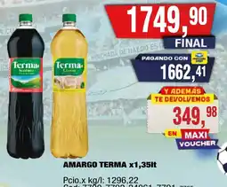 Maxiconsumo Terma amargo oferta
